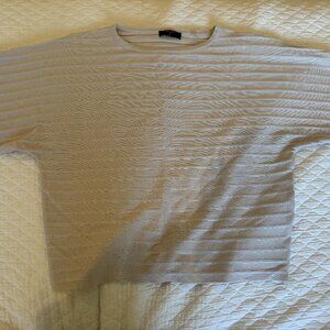 Tahari Women's Beige Lined Sweater